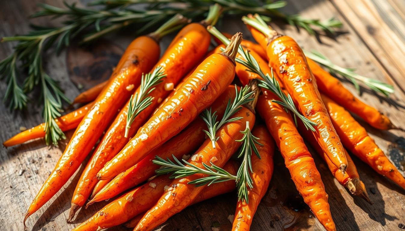 Healthy Rosemary Roasted Carrots Recipe
